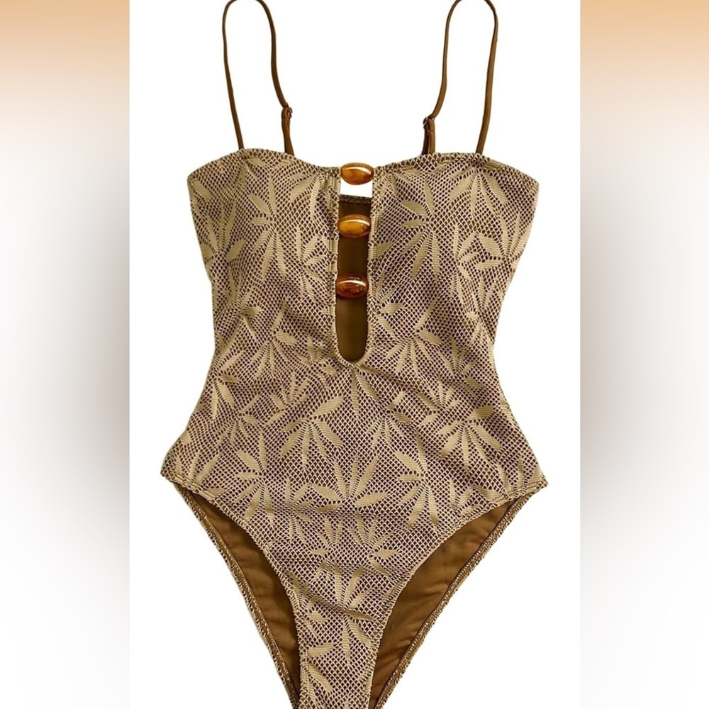 SOLY HUX One Piece Cutout Bathing Suits High Cut S/687-BB3